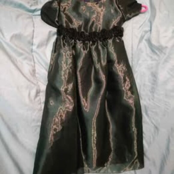 Jessica McClintock Girls Formal Dark Green Size 6 - Picture 1 of 4